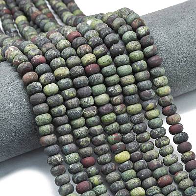 Natural Dragon Blood Beads Strands G-P575-A14-8x5mm-1