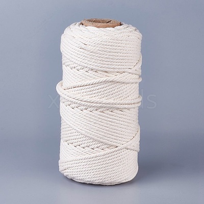 Macrame Cotton Cord OCOR-WH0034-C-01-1