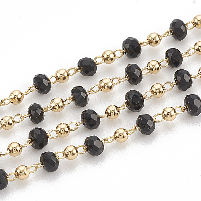 Handmade Brass Beaded Chains CHC-N015-04A-1