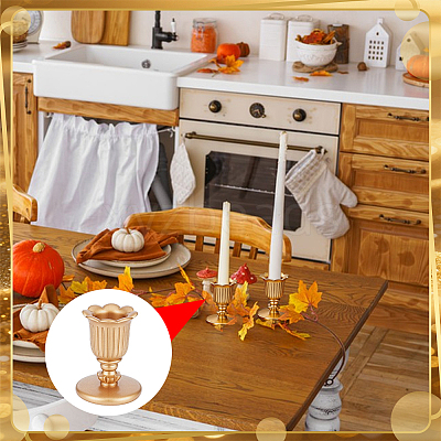24Pcs Resin Candle Holder AJEW-WA0003-83-1