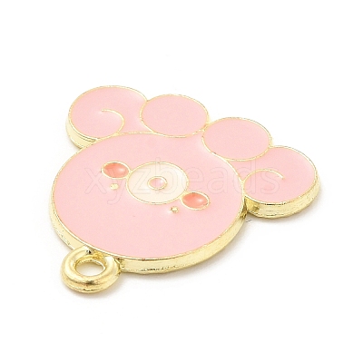Sea Animal Alloy Enamel Pendants ENAM-D041-07C-1