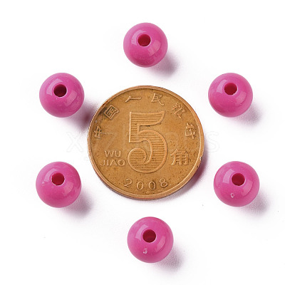 Opaque Acrylic Beads MACR-S370-C8mm-A13-1