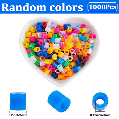 1000Pcs PE DIY Melty Beads Fuse Beads Refills DIY-SP0006-83A-1