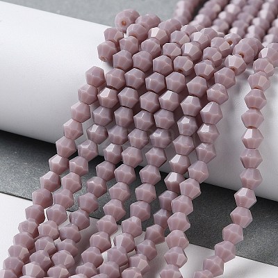 Opaque Solid Color Imitation Jade Glass Beads Strands LS-EGLA-A039-P4mm-D13-1