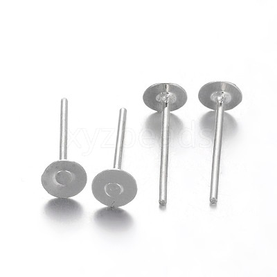 Rack Plating Iron Ear Studs Findings IFIN-M029-06P-NR-1
