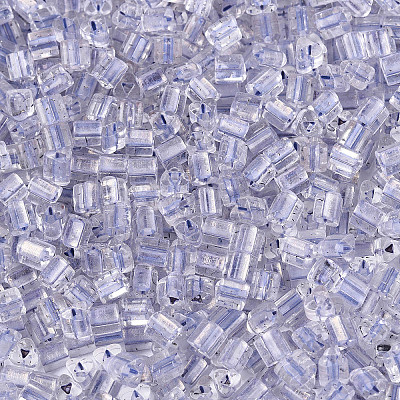 Transparent Inside Colours Glass Seed Beads SEED-T007-13H-1