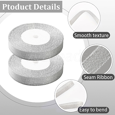 2Rolls Glitter Metallic Ribbon OCOR-GF0005-78B-02-1
