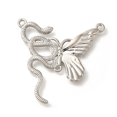Alloy Snake & Butterfly Pendants FIND-Z067-04P-1