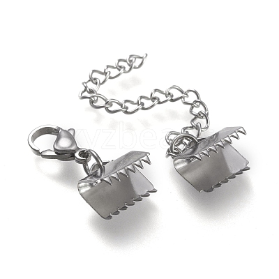 Tarnish Resistant 304 Stainless Steel Curb Chain Extender STAS-K195-21P-03-1