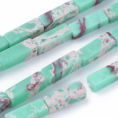 Synthetic Imperial Jasper Beads Strands X-G-E508-02G-1