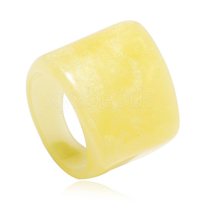 Rectangle Acrylic Finger Rings for Women WGE6404-02-1