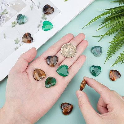 20Pcs 2 Style Natural Mixed Cabochons G-FH0001-21-1