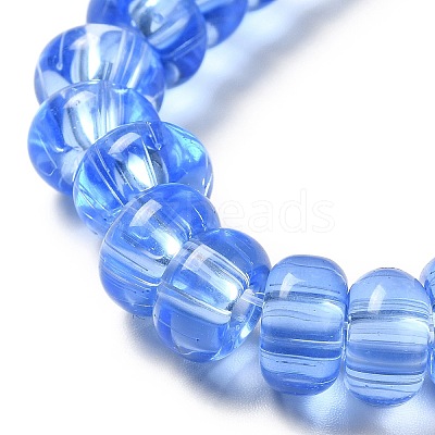Transparent Glass Beads Strands LAMP-G156-20O-1