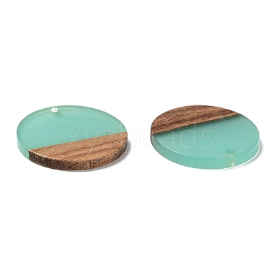 Resin & Wood Pendants X-RESI-S358-02B-03-1