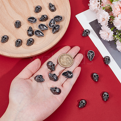 20Pcs 2-Hole Zinc Alloy Buttons FIND-OC0013-67B-1