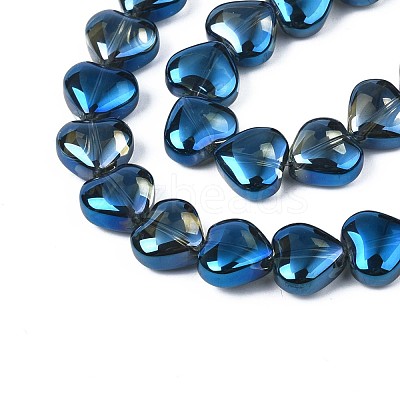 Electroplate Glass Beads Strands EGLA-S188-14-1