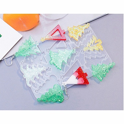 DIY Christams Silicone Pendant Molds DIY-F140-02A-1