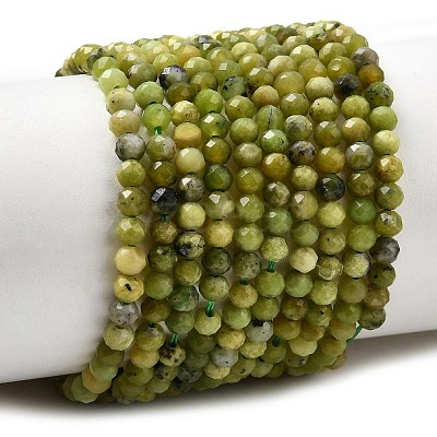 Natural Serpentine Beads Strands G-P603-C-3mm-06-1