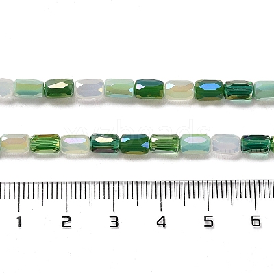 Electroplate Glass Beads Strands EGLA-D030-08C-1