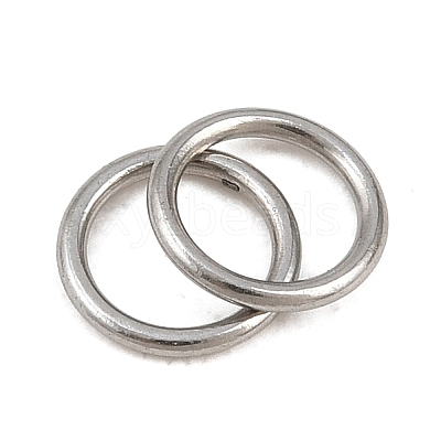304 Stainless Steel Closed Jump Rings STAS-G393-06P-16-1