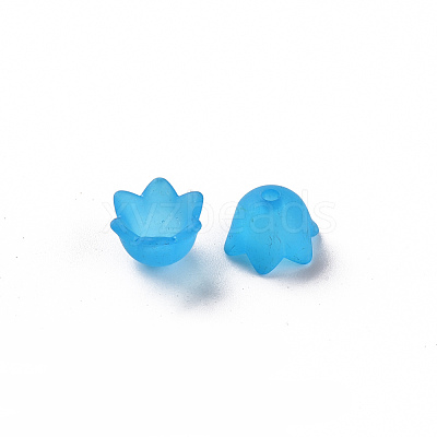 Transparent Acrylic Beads Caps PL543-1