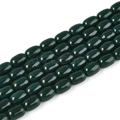 Opaque Glass Beads Strands GLAA-T028-14P-05-1
