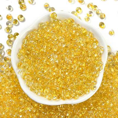 6/0 Spray Paint Fringe Glass Seed Beads X1-SEED-H003-11A-1