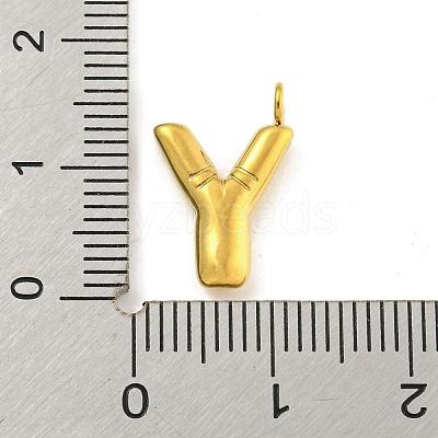 Ion Plating(IP) 304 Stainless Steel Pendants STAS-C102-15G-Y-1