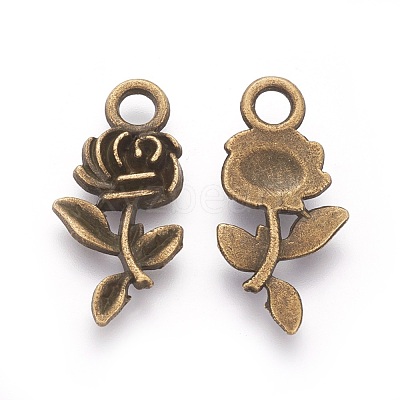 Tibetan Style Alloy Pendants PALLOY-WH0054-01AB-1