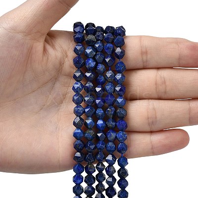 Natural Lapis Lazuli Beads Strands G-Z119-A39-01-1