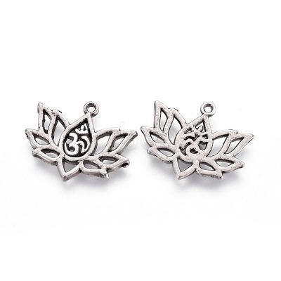 Tibetan Style Alloy Pendants X-TIBE-S301-008TAS-NR-1