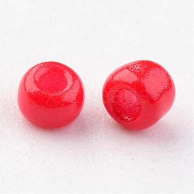 12/0 1.5~2mm Baking Paint Glass Seed Beads Loose Spacer Beads X-SEED-S001-K20-1