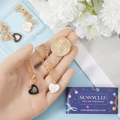 2 Sets Alloy Enamel Cup Pendant Decorations HJEW-SC0001-56W-1