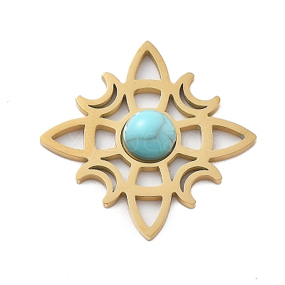 Synthetic Turquoise Pendants LS-STAS-I327-14G-05-1