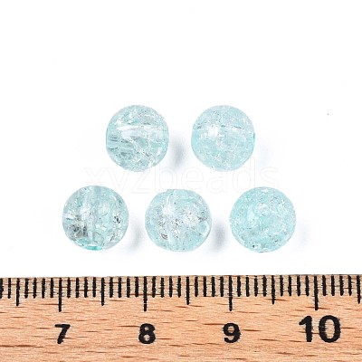 Transparent Crackle Acrylic Beads MACR-S373-66-N07-1