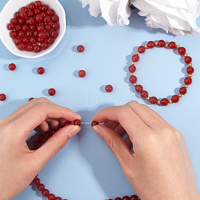 Natural Carnelian Beads Strands G-AR0002-93-1