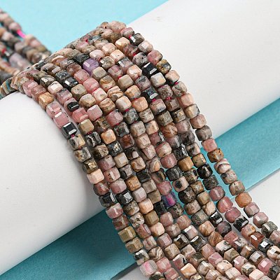 Natural Rhodonite Beads Strands G-Q1005-F-01-1