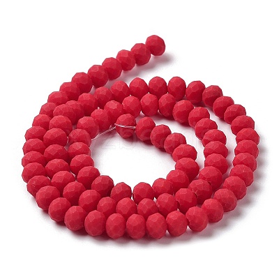 Glass Beads Strands EGLA-A034-P4mm-MD22-1