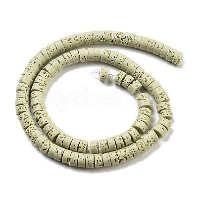 Natural Lava Rock Dyed Beads Strands G-K375-G03-01-1