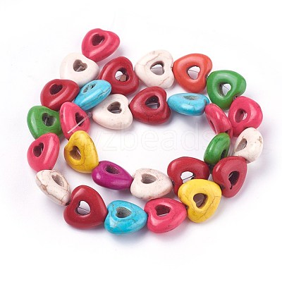 Synthetic Turquoise Beads Strands G-E520-01-1