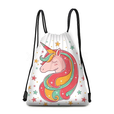 Printed Oxford Cloth Drawstring Backpacks PW-WG6554A-04-1