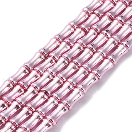 Electroplate Glass Beads Strands EGLA-Q128-13E-1