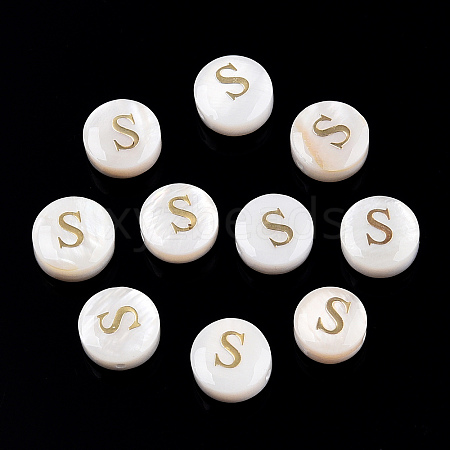 Natural Freshwater Shell Beads SHEL-N036-01S-1