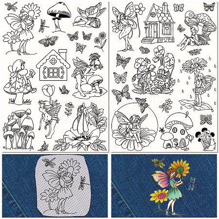 Plastic Water-soluble Embroidery Aid Drawing Sketch DIY-WH0514-034-1