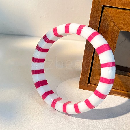 Resin Bangles BJEW-H600-58A-03-1