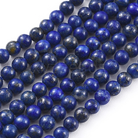 Natural Lapis Lazuli Beads Strands X-G-F662-04-3mm-1