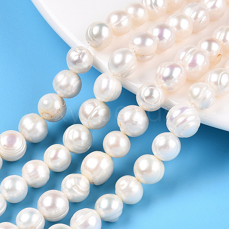 Natural Cultured Freshwater Pearl Beads Strands PEAR-S020-F11-01-1