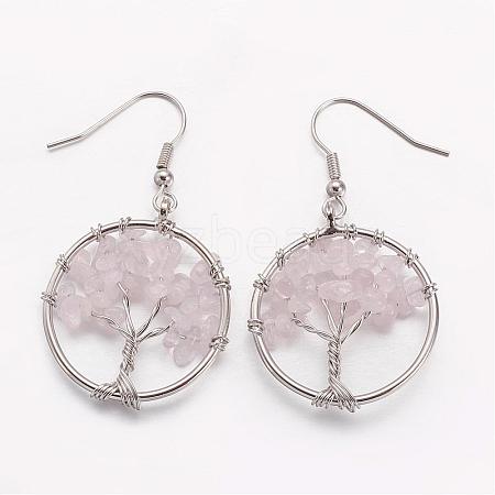 Dangle Earrings EJEW-N0030-05-1