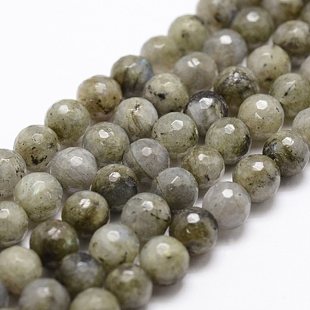 Natural Labradorite Beads Strands X-G-D840-10-8mm-1