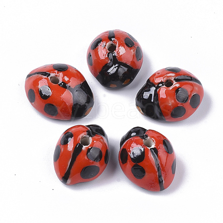 Handmade Porcelain Beads X-PORC-N004-57C-1